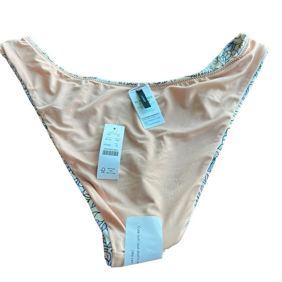 J. Crew Cheeky Curved High Leg Kaleidoscope Bikini Swim Bottom Size M NEW BF153 - Picture 11 of 13